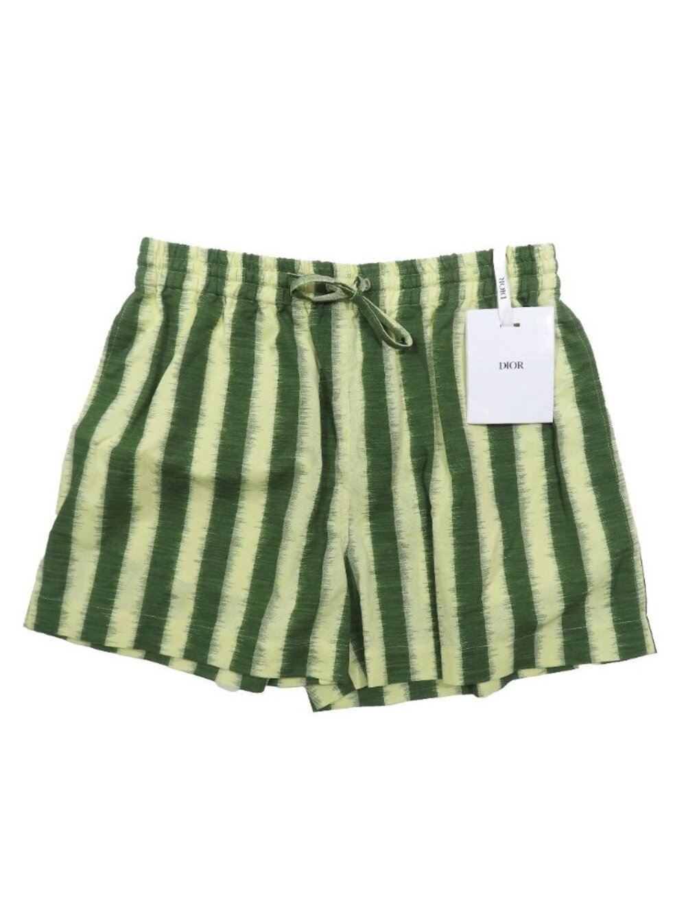 Dior Shorts Border Stripe 36 Green